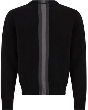 Gucci Jumper With Web-Band - Black