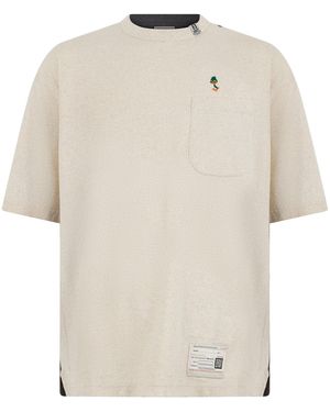 Maison Mihara Yasuhiro Short-Sleeve T-Shirt - Natural