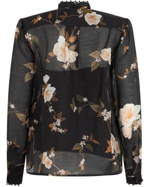 Zimmermann Blouse With Floral Pattern - Black