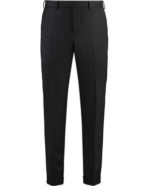 PT01 Travel Wool Blend Trousers - Black