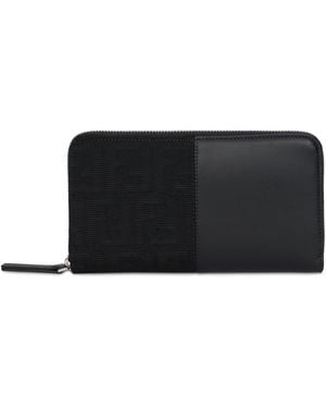 Fendi Elegant Compact Wallet - Black