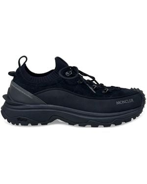 Moncler Sneaker Trailgrip Gtx With Leather Inserts - Blue