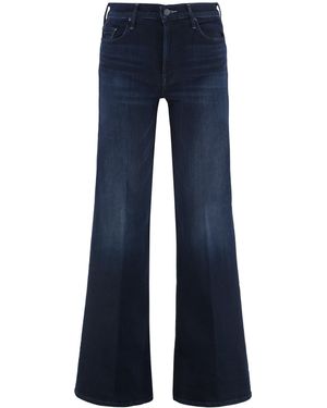 Mother The Twister Sneak High-Rise Flared Jeans - Blue