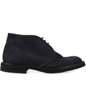 Tricker's Aldo Suede Lace-Up Shoes - White