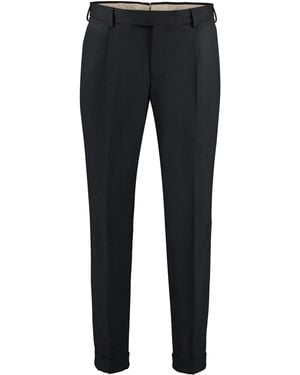 PT01 Virgin Wool Tailored Pants - Blue