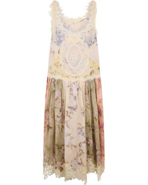 Zimmermann Cascadian Printed Dress - Natural