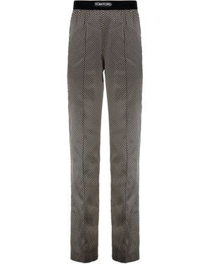 Tom Ford Silk Trousers - Grey