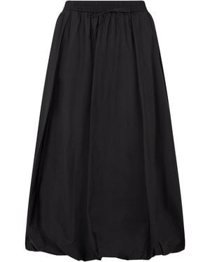 Weekend by Maxmara Wide Flared Skirt - Black