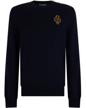 Dolce & Gabbana Maglione girocollo - Blu