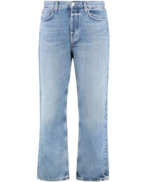 Agolde 90's 5-Pocket Straight-Leg Jeans - Blue