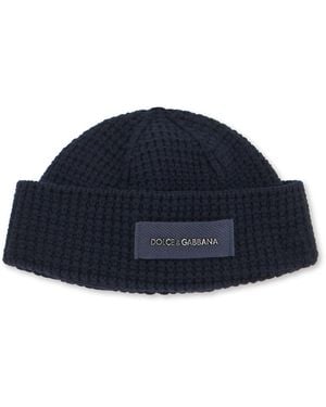 Dolce & Gabbana Berretto in maglia - Blu