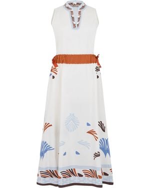 Herno Long Dress - White