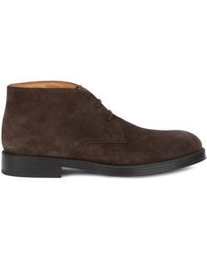 Tod's Stivaletto in pelle scamosciata - Marrone