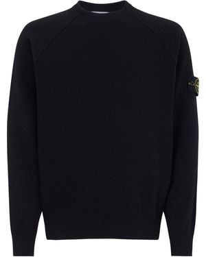 Stone Island Maglione in cotone - Blu