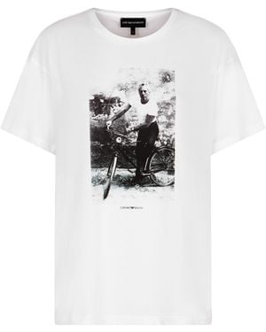Emporio Armani T-Shirt With Print - White
