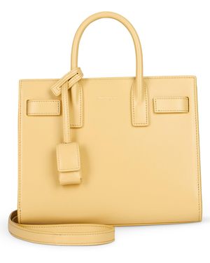 Saint Laurent Sac De Jour Bag - Natural