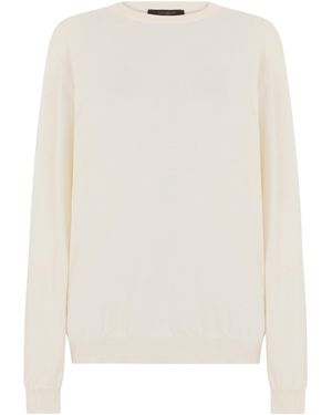 Slowear Cotton Jumper - White