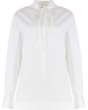 Gucci Camicia in popeline di cotone - Bianco