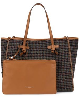 Gianni Chiarini Tote Bag With Included Pouch - Brown