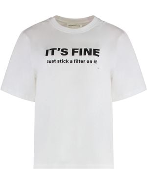 Victoria Beckham Crew Neck T-Shirt - White
