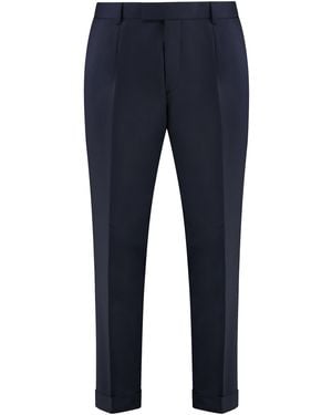 BOSS Virgin Wool Pants - Blue