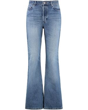 A.P.C. Romy High-rise Flared Jeans - Blue