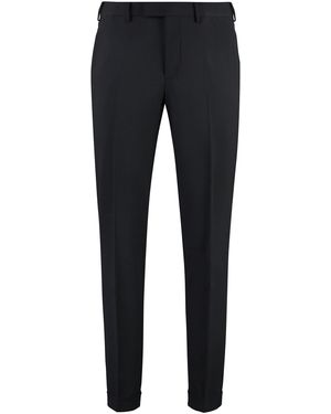 PT01 Virgin Wool Tailored Trousers - Blue