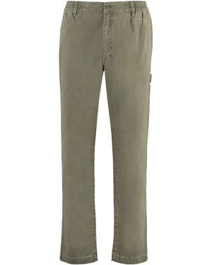 Moschino Cotton Trousers - Green