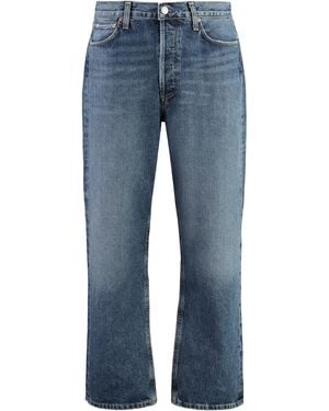 Agolde 90'S 5-Pocket Straight-Leg Jeans - Blue