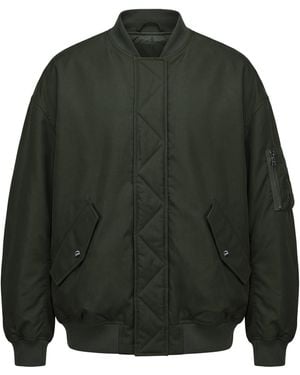 Herno Oversized Bomber Jacket - Green