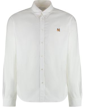 Maison Kitsuné Cotton Shirt - White