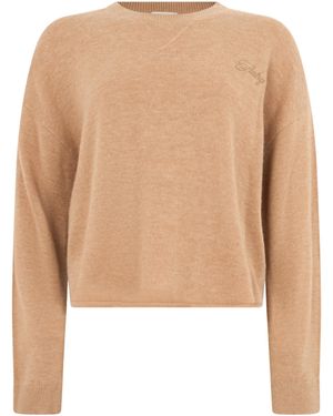 Autry Crew Neck Sweater - White