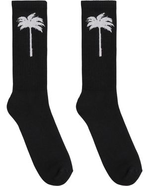 Palm Angels Calzini in misto cotone - Nero