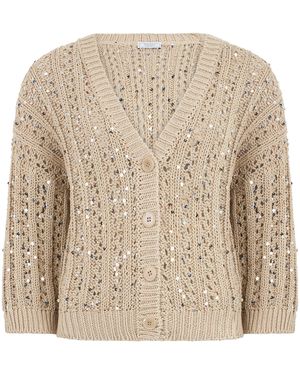 Peserico Cardigan - Natural