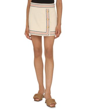 Gucci Cotton Wrap Skirt - Natural