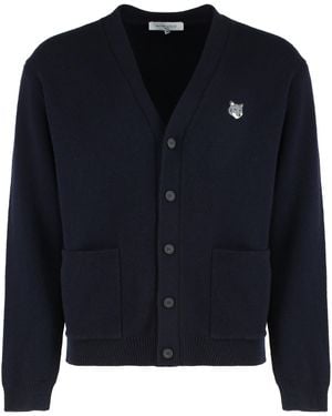 Maison Kitsuné Cardigan - Blue