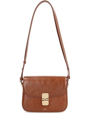 A.P.C. Grace Small Bag - Brown