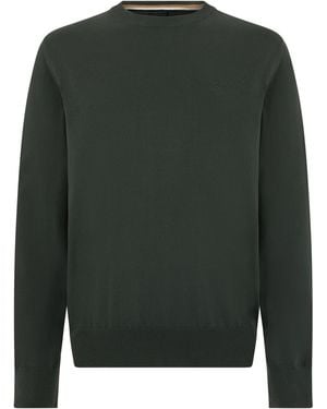 BOSS Cotton Jumper - Green
