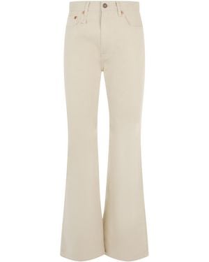 R13 Bell-Bottom Jeans - Natural