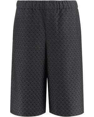 McQueen Viscose Bermuda-Shorts - Grey
