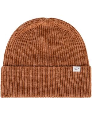 Woolrich Ribbed Knit Beanie - Brown