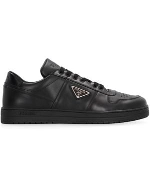 Prada Sneaker downtown nera in pelle - Nero