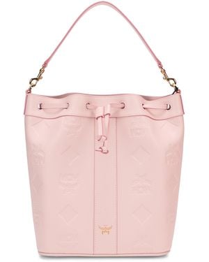 MCM Borsa a secchiello hobo - Rosa