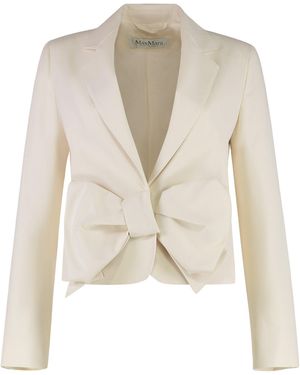 Max Mara Asturie Cotton Jacket - White