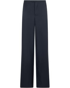 Gucci Pantaloni palazzo in lana - Blu