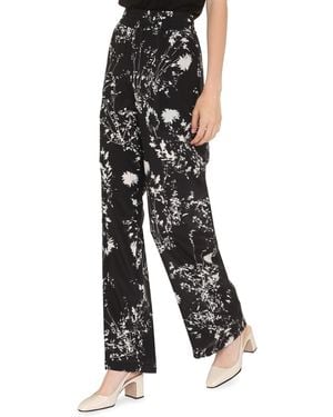 Victoria Beckham Silk Floral Printed Flowers - Black