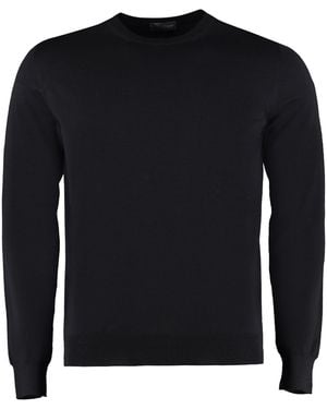 Drumohr Wool Crew-neck Pullover - Blue