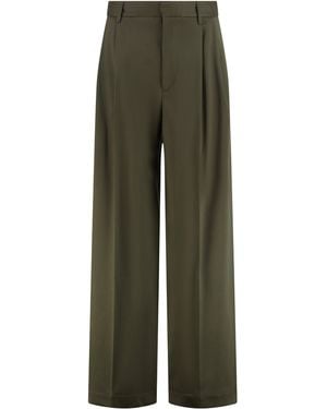 DARKPARK Chicago High-Waist Wide-Leg Pants - Green