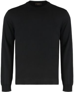 Slowear Jumper With Round Neck - Black