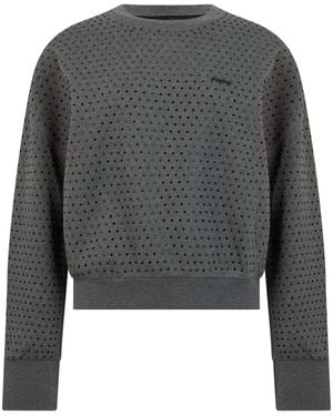 Pinko Felpa con applicazioni - Grigio